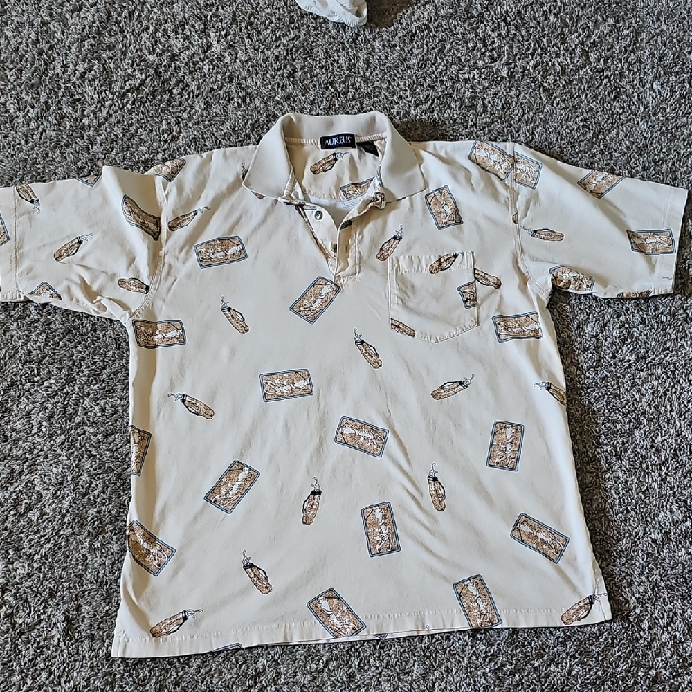 AWESOME RARE AUREUS GOLF POLO SHIRT